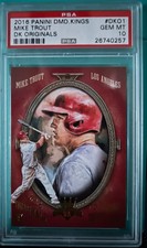  Mike Trout 2016 Panini Diamond Kings-PSA 10 GEM MT- #DK01