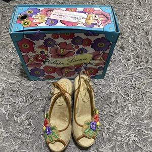 POETIC LICENCE London 4016-2A Good To Be Bad Brown Ladies Party Shoes Size 37 - Picture 1 of 15