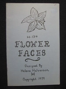 Flower Face [Helene Halverson 1979] Cross Stitch H-134 - Picture 1 of 4