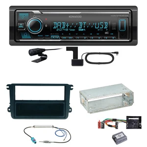 Kenwood KMM-BT508DAB Bluetooth DAB Einbauset für Seat Leon Altea XL Alhambra - Bild 1 von 1