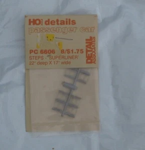 HO Scale Details DETAIL ASSOCIATES PC 6606 STEPS - SUPERLINER - Picture 1 of 2