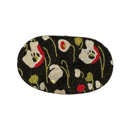 Judith Leiber Vintage Crystal Floral Minaudière Clutch - Rare Design - Image 1 of 4