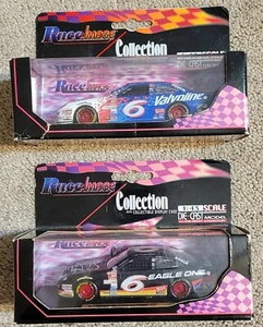 Lot of (2) 1:43 Scale Old NASCAR Die-Cast Cars In Box Mark Martin #6 Race Image - Bild 1 von 9