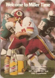 1984 Monday Night Football Pocket Schedule- Joe Theismann, Washington Redskins - Picture 1 of 2