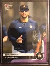 2020 Topps Now #OD-152 George Springer Houston Astros 19/25