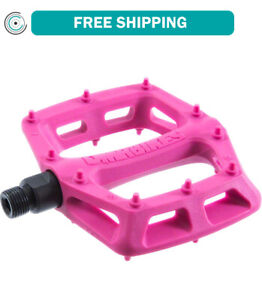 DMR V6 Pedals - Platform Plastic 9/16" Pink Nylon Body Bicycle Pedal