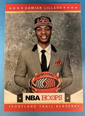 Damian Lillard 2012 NBA hoops Rookie Card #280 BLAZERS - Image 1 of 2
