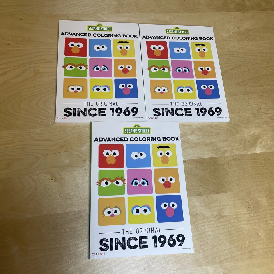 Sesame Street Advanced Coloring Book The Original Since 1969 2019 Awesome