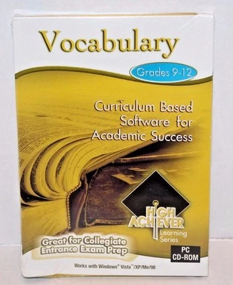 Xpressions Media High Achiever Vocabulary Learning Series PC-CD Rom Grades 9-12  - Image 1 of 2