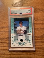 2005 UPPER DECK HALL OF FAME GREEN #9 BROOKS ROBINSON PSA 9