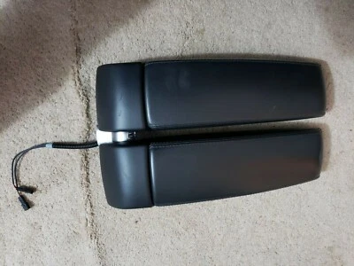 04 05 06 AUDI A8 CUERO NEGRO CONSOLA CENTRAL REPOSABRAZOS REPOSABRAZOS OEM Foto 1 de 4