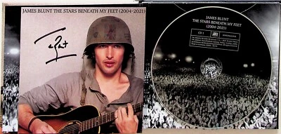 James Blunt -The Stars Beneath My Feet (2004-2021) CD -NEW *HAND SIGNED* Best Of - Image 1 of 3