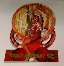 1997 Press Pass Double Threat Light It Up Tracy McGrady #LU9 DIE-CUT Rookie RC