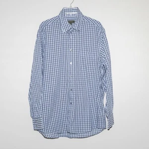 Ermenegildo Zenga Herren Button Down Baumwolle Karo Hemd Made in Romania Gr. XL - Bild 1 von 6