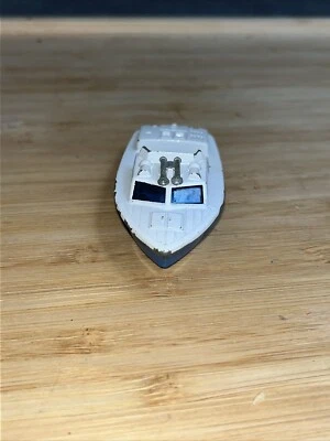 Caixa de fósforos usada Superfast nº. 52 brinquedo de metal fundido Police Launch Lesney 1976 #21 - Imagem 1 de 4