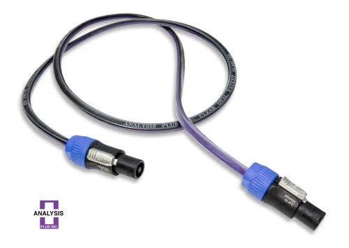Cable de altavoz ovalado transparente con conectores SpeakOn (2 pies) Foto 1 de 1