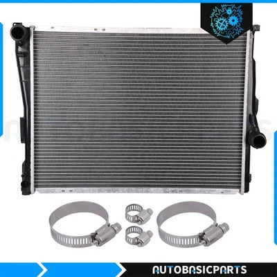 For 1999-2000 BMW 328i 2.8L 2001-2005 BMW 330Ci 330i 3.0L Aluminum Radiator - Image 1 of 4