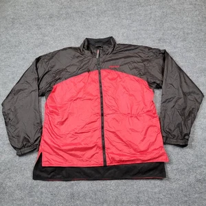 Marmot Jacket Mens Extra Large Black Red DriClime Windbreaker Full Zip Outdoors - Picture 1 of 12