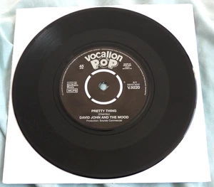 DAVID JOHN AND THE MOOD - PRETTY THING / TO CATCH THAT MAN Vocalion Repro Vinyl - Bild 1 von 4