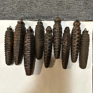 Antique Lot Cuckoo Clock Parts Cuckoo Clock Acorn Weights - Picture 1 of 6