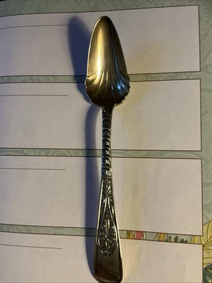 Holmes & Edwards Inlaid CENTURY DINNER Grapefruit Spoon Silverplate - Image 1 of 4