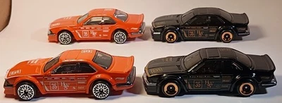 Hot Wheels BMW 635 CSi 2x Negro 2x Naranja 2025 Wild Widebody Ser Nuevo sin Paquete Foto 1 de 3