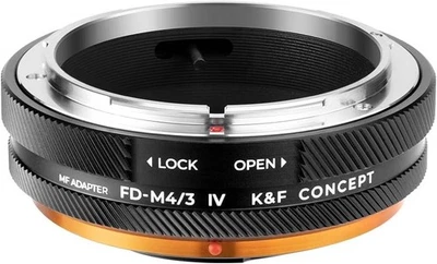 K&F Concept FD-M4/3 MFT fr Canon FD/FL Series Lens to M4/3 M43 Micro Four Thirds - Image 1 of 4