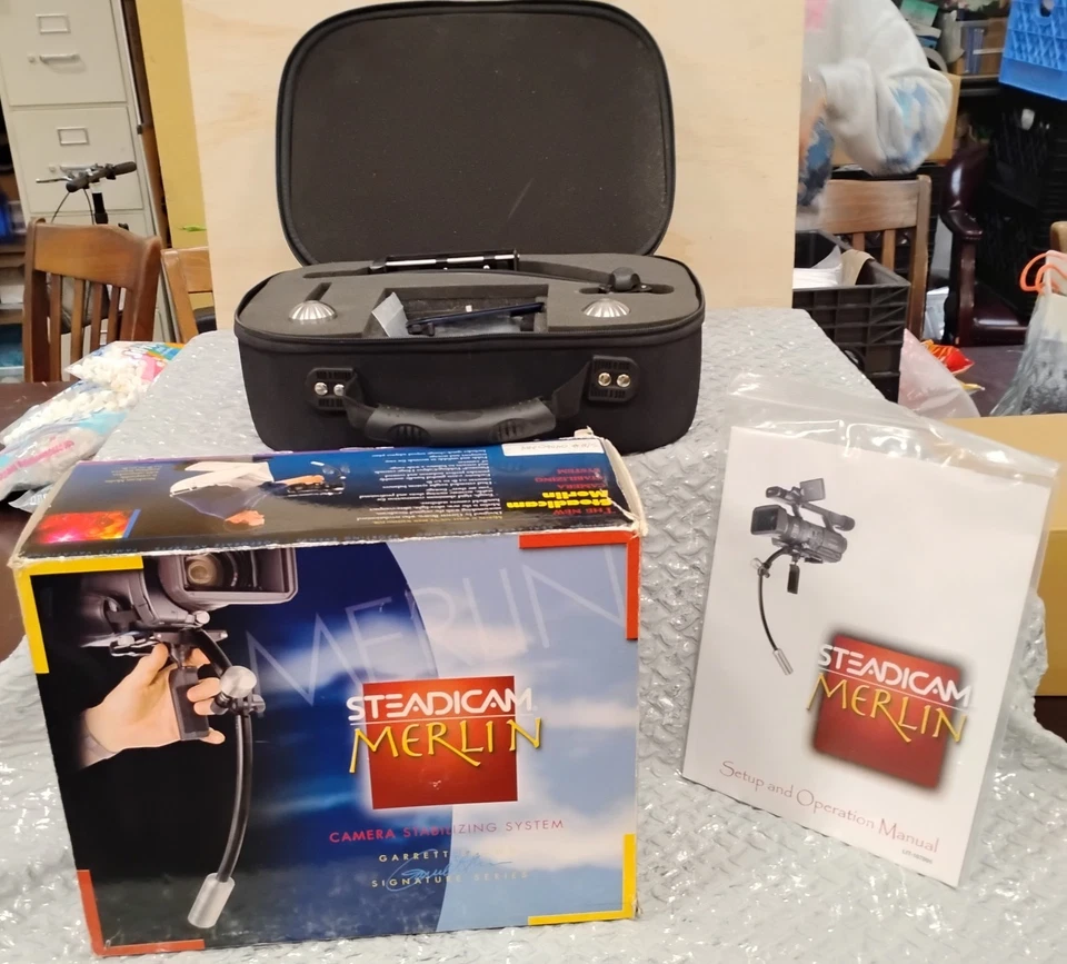 Steadicam Merlin Camera Stabilizing System with Case & Manual - Image 1 of 4