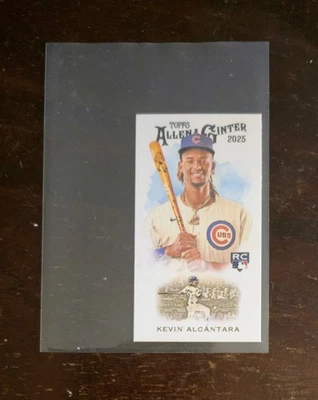 2025 Topps Allen & Ginter KEVIN ALCANTARA 1889 N222 Mini RC #N222-25 Chicago Cub - Image 1 of 2