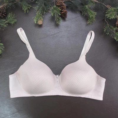 Sujetador Vanity Fair para mujer 40B con aros acolchado cobertura completa comodidad soporte rayas Foto 1 de 4