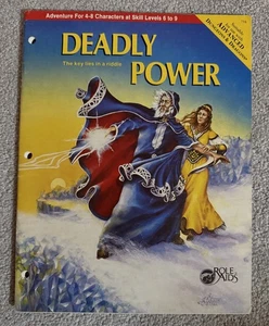 Mayfair Roleaids Deadly Power 716 VG- AD&D Adventure Module Companion - Bild 1 von 4