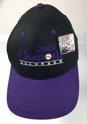 Vintage  2007 Champions Colorado Two Tone Snapback Hat with Pin - Image 1 of 4