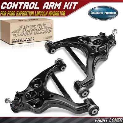 2x Conjunto de brazo de control lateral inferior delantero y rótula para Ford Expedition Lincoln Foto 1 de 4