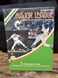 SEALED Major League Pro Baseball Avalon Hill Micro Computer Games TRS-80 New - Picture 1 of 3