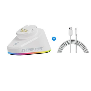 RGB Charging Dock Station For Logitech G Pro X Superlight Wireless Mouse j - Afbeelding 1 van 21