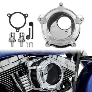 Overt Air Cleaner Intake Grey Filter For Harley Touring Street Road Glide 17-25 - Picture 1 of 10