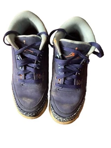 Nike Air Jordan 3 Retro Youth Purple Dust 441140-506, Größe 5Y, gebraucht - Bild 1 von 7