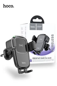 Hoco 15W Qi Wireless Car Holder Fast Charging Air Vent Mount Holder HW1 Pro - Picture 1 of 9