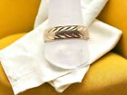 14k Solid Gold Diamond Cut Wedding  Band Ring  Size 11.5  SAVE 1100  #R1179