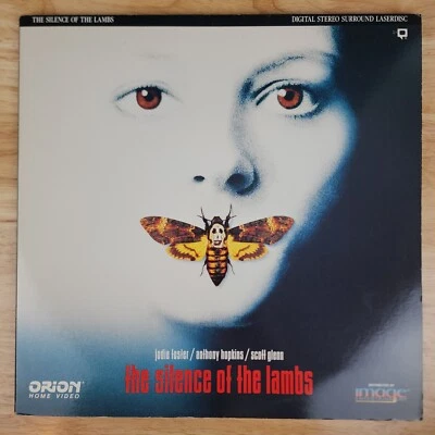 The Silence Of The Lambs Laserdisc LD Movie Jodie Foster Anthony Hopkins - Image 1 of 4