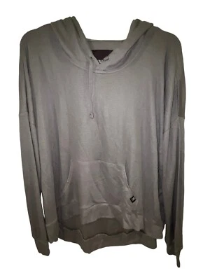 Sudadera con Capucha Victoria’s Secret Supermodel Essentials Talla Mediana Gris Pullover Relajado Foto 1 de 4
