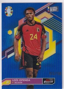 Topps Finest Road to UEFA Euro 2024 11 Lois Openda National Debut Rookie 12/150 - Bild 1 von 2