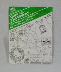 THE CATS MEOW Banar Designs Iron-On Transfers TRL1017 VTG 1990 UC Factory Folded - Picture 1 of 3