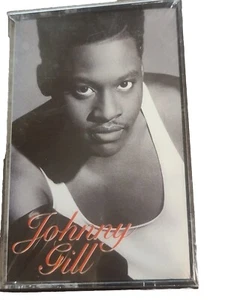 Johnny Gill Self Titled Cassette 1990 Motown Records NEW SEALED Promo Sticker - Picture 1 of 5
