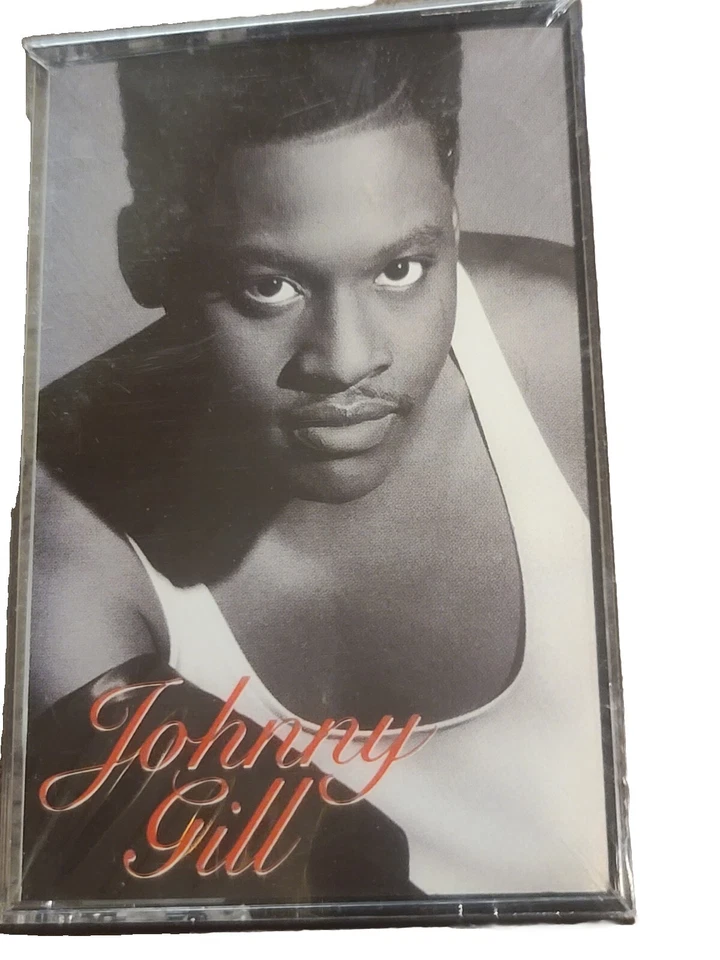 Johnny Gill Self Titled Cassette 1990 Motown Records NEW SEALED Promo Sticker - Image 1 of 4