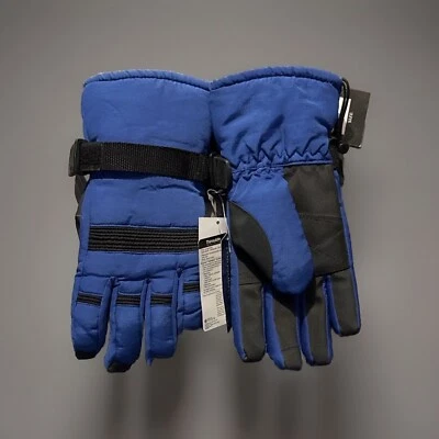 Guantes jóvenes talla 13-18 exterior 3M Thinsulate 40 gramos azul y negro - ¡NUEVOS! Foto 1 de 3