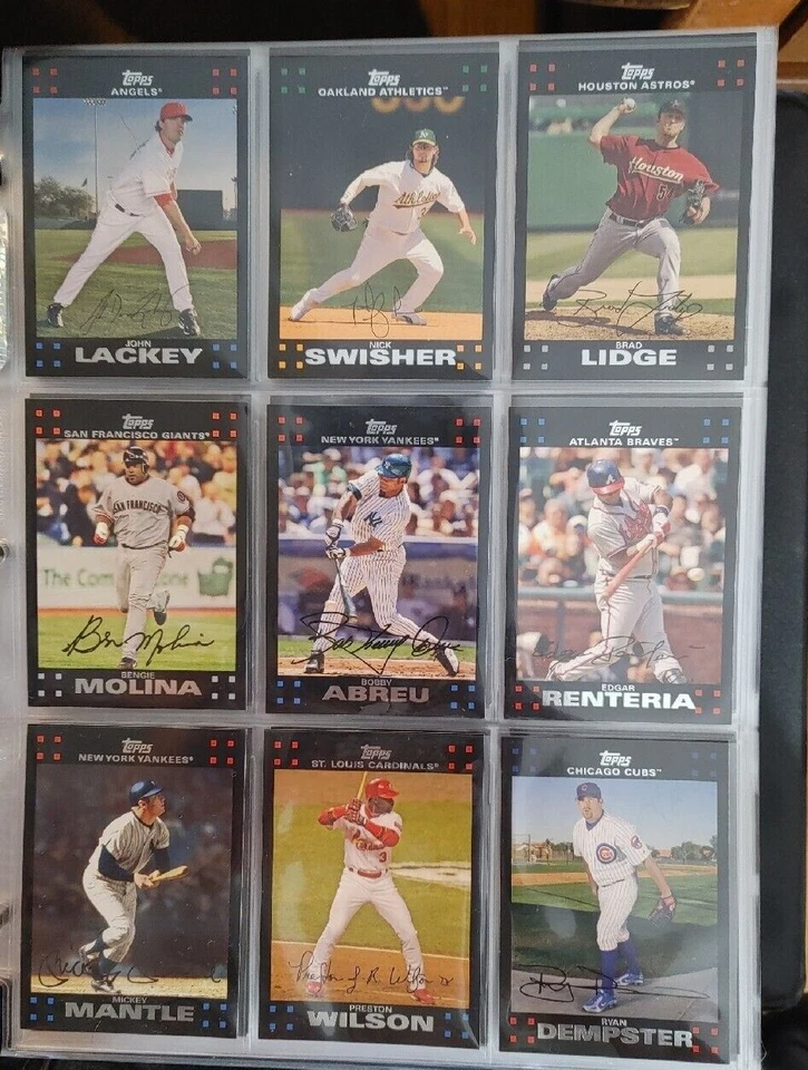 2007 Topps base cards 1-250 Pick from drop down list - Image 1 of 3