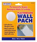 Self-adhesive Plasterboard Wall Pach Metal Mesh Repair Damaged Walls 10x10 cm