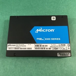 Micron 3.2TB 9300 MAX 2.5" U.2 SSD MTFDHAL3T2TDR -1AT1ZABYY - Picture 1 of 7