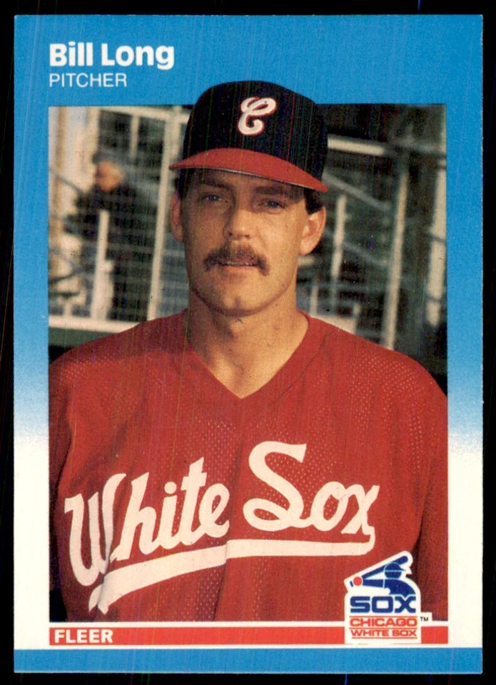 1987 Fleer Update Bill Long Baseball Cards #U-66 - Image 1 of 2
